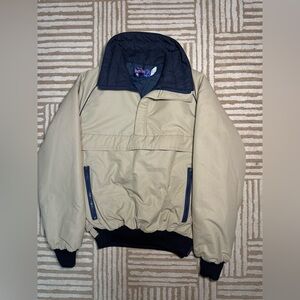 Vintage Rice Sportswear Action II Mens Anorak Ski Jacket Tan Size Medium